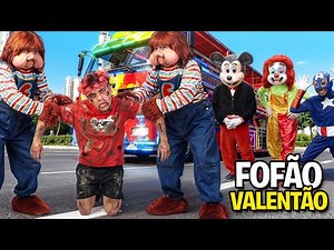 O FOFÃO CRIOU UMA TROPA DE VALENTÕES *vieram atrás de mim