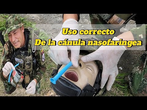 Aprende A usar una cánula nasofaringea