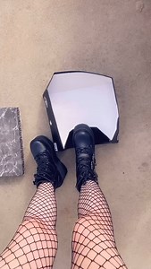 Enjoy some goth boot box crushing ASMR, goodnight babes • • • • #goth #nugoth #gothgoth #piercings #lgbtq #tattoo #altgirl #girlswithpiercings #california #motionlessinwhite #gothgirl #metalhead #demon #witch #losangeles #alternative #punk #girlswithtattoos #vampire #emo #gamer #switch #gamergirl #of #fansly #tiktok #reels #humor #joke #notreally | Rose Lune Snow