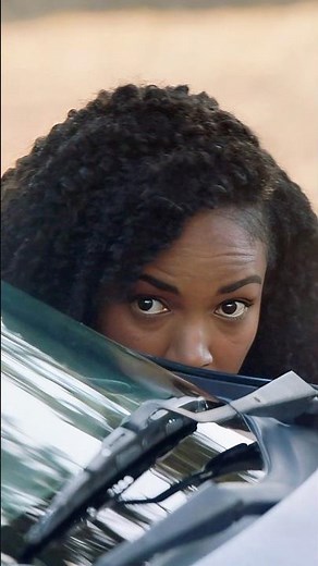 She nearly got caught while spying on her neighbors, but her husband saved her.