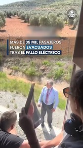 Una mujer estadounidense residente en España documentó la terrible experiencia que atravesó cuando su tren de alta velocidad quedó varado entre Madrid y Sevilla después de que un gran apagón afectara a España, Portugal y partes de Francia el 28 de abril #apagón #España #Portugal #Francia | El Universal Hidalgo