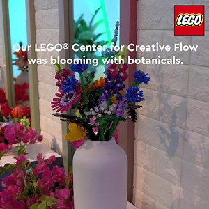 Follow us through the blossoming builds at our LEGO® Center for Creative Flow in Miami, Florida. 💐 | LEGO