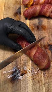 Bacon-wrapped Brats STUFFED with Cheddar Cheese | Married to BBQ