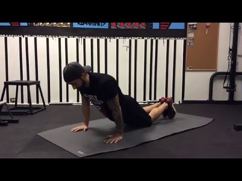 Eccentric Push Up with Knee Assist