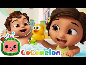Rubber Duckie Bath Song! | Healthy Routines For Kids | CoComelon Nursery Rhymes 🍉