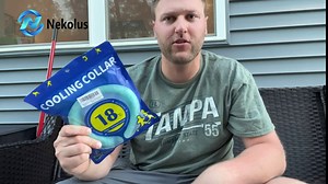 PCM Cooling Neck Wrap for Summer Heat, Reusable Wearable Neck Cooling Ice Ring, Long Lasting Neck Cooling Tube