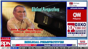 BIBLICAL PERSPECTIVES with Pastor NENE RUBRICO | RPN DXKO Cagayan de Oro