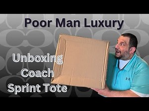 Unboxing Coach Sprint Tote