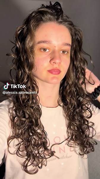 PART 1| Ig:alessia.sabrinamtr_#fy#f#wavyhair#curly#routine TikTok