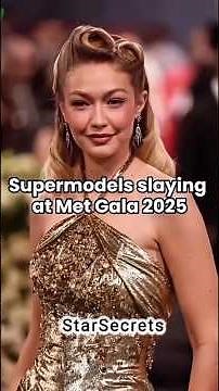Supermodels slaying at Met Gala 2025🤯#model #models #modeling #catwalk #runway #fashion #hollywood