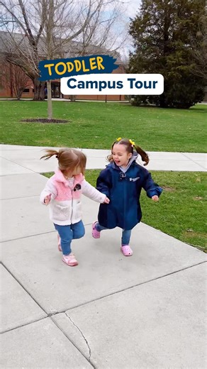 🗺️ Campus tour guides-in-training, Lois & Lettie, have been practicing hard in preparation for #CUFriday tomorrow!📍How did they do? #collegecampus #christiancollege #collegelife #campuslife #campustour #tourguide #collegevisit | Cedarville University