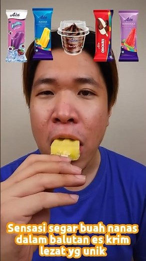 MAKAN ES KRIM NANAS YANG SEGAR, KALAU KALIAN SUKA ES KRIM RASA APA GUYS?? #eskrim #eskrimaice