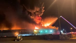 38K views · 305 reactions | COMING UP AT 11: Crews struggle to keep up with the raging fire at Taylor Farms in Salinas https://kion546.com/news/2022/04/13/fire-at-taylor-farms-in-salinas/ | KION News Channel 46 | Facebook