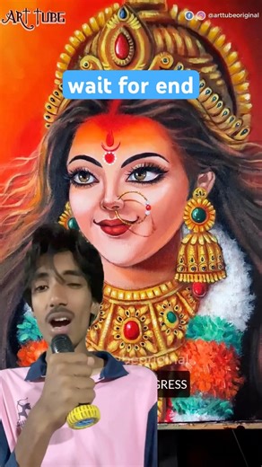 jai Shree Mataji #art #drawing #trend 🔱