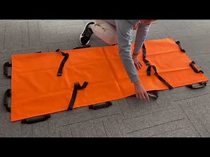 Folding compact soft stretcher