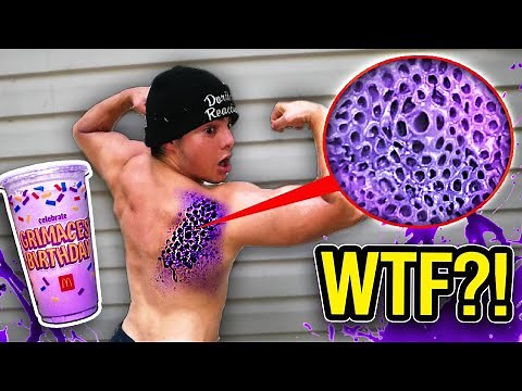 THE GRIMACE SHAKE DID THIS TO ME.. (HELP)