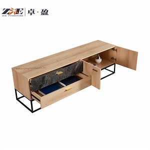 [Hot Item] Living Room Furniture Modern Design Wooden Unit Sets TV Stand Cabinet Coffee Table
