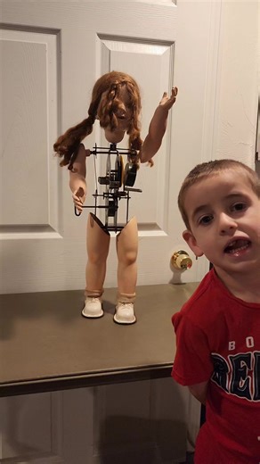 Creepy Girl Doll Automaton comes back to life! It works again like Annabelle! #resellercommunity #thrifting #resellerlife #Resellers #eBaySeller #ebay #creepydoll #horrorjunkie | Kings of eBay
