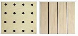 [Hot Item] AG. Acoustic Decorative Material Wooden Timber Perforated / Grooved Sound Absorption Wooden Wall Panel for School