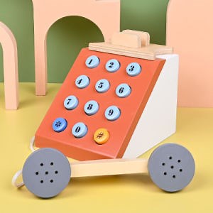 [Hot Item] Wooden Role Play Toy Telephone Toys