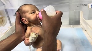 14K views · 136 reactions | Hungry Cute Baby Crying for Formula Milk六‍ #baby #nicubaby #babycare For educational and medical knowledge only. Cute baby is hungry for formula milk and waiting for feeding time. Watch this adorable moment as the little one drinks milk and feels happy again. Babies are always sweetest when they want milk!  NICU love & cuteness moments 殺 Stay blessed little angel! ✨ | Gautam Ashish | Facebook