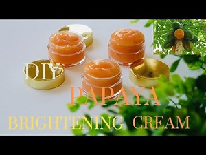 Homemade papaya cream For glowing skin // papaya day and night cream // anti-aging cream