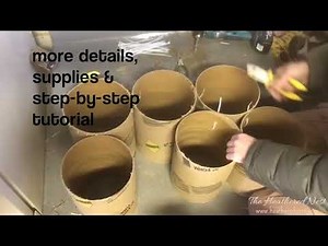 Easy DIY Shoe Cubby from Concrete Form Tubes and Cable Ties!