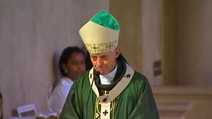 Churchgoer shouts 'shame on you' at cardinal