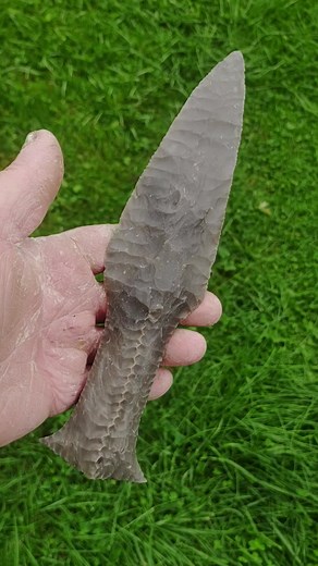Flint knapping #danishdagger#stone knive#caveman | Edward Mosher
