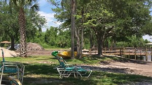 The new beachfront is going in ...! Exciting changes down at the waterfront! :) | Cypress Cove Nudist Resort