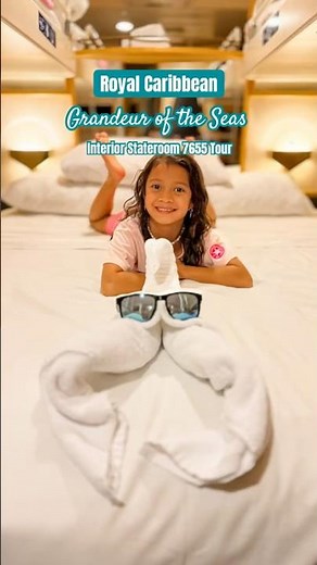 Royal Caribbean Grandeur of the Seas Interior Stateroom 7655 room tour