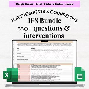 Internal Family System Cheatsheet, IFS Therapy Question, Ifs Therapy Bundle, IFS Therapy Tools, Therapy Tool Ifs, Ifs Therapy Questions - Etsy