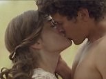 Poldark's Morwenna and a topless Drake enjoy a passionate kiss