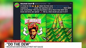 🌶️🔥 GETTING SPICY: Here's an unusual combo Mountain Dew and hot sauce. Yup, the soda company is getting spicy with NBA star Joel Embiid. Mountain Dew is only making 500 bottles of the sauce and you can’t buy it DETAILS: cbsloc.al/3jP7Edq | John-Carlos Estrada CBS Austin