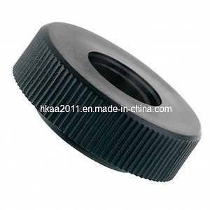 [Hot Item] Nonstandard Black Aluminum Anodized Straight Knurled Nut Thumb Screw Knobs
