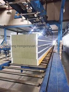 [Hot Item] Fire Rated Rockwool Color Coated Steel Sheet Sandwich Panels