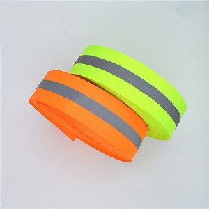 [Hot Item] Custom Color Silver Reflect Tape Durable Woven Light Reflective Webbing Strap