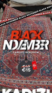 360 reactions · 12 shares |  €49 → €15... Carpets so cheap even your cat wants one!  160x230cm now -70% OFF!!   BLACK NOVEMBER: 11 November – 30 November Gallaitstraat 138, 1030 Brussels ❗Products available while stocks last  Open Tuesday to Sunday, 10:00–18:45 . . . . . #rugs #interiordesign #design #homedecor #furnituredesign #carpets #interior #kadizi #chairdesign #home #livingroom #blackfriday #blacknovember #sale | KADIZI | Facebook
