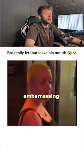 Bro really let that leave his mouth 💀