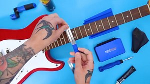 18 reactions · 4 comments |  by @guitarnerds: Fret polishing is a very easy, super simple way to get your guitar feeling tip top! @musicnomadcare FRINE kit has everything you need. It lasts for ages and it gets the job done to a very high standard! | MusicNomad Equipment Care | Facebook