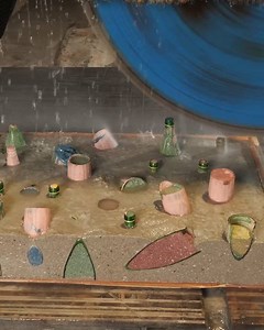 Glass And Cement Table | Girly Panda