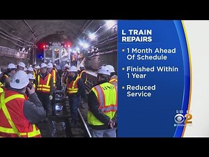 L Train Repairs Ahead Of Schedule