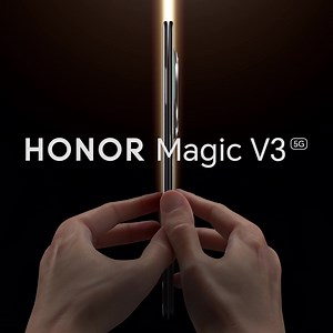 #UnfoldYourMagic with the #HONORMagicV3. Slimmer. Stronger. Experience the power of HONOR AI in your hands. Be among the first 500 orders to unlock exclusive offers, including headphones from Bang & Olufsen. T&Cs apply. | Honor