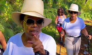 Oprah Winfrey shows off her 'new knees' while hiking with Gayle King