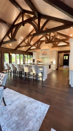 313K views · 4.9K reactions | Yes or no ✨ #kitchen #kitchens #kitchendesign #kitchendecor #kitcheninspiration #kitcheninspo | Golden Eagle Log & Timber Homes | Facebook