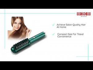 5% Off Year-end Sale, Free Shipping | Dual-Purpose Electric Hair Comb for Curling & Straightening