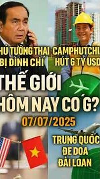 Thế giới hôm nay có gì? – 07/07/2025 #thoisu #tinnong #thegioi #shorts