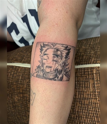 Rengoku from demon slayer 🔥❤️ #tattoo #ink #black #design #demonslayer #rengoku #akaza #art #zerk #zerktattoo