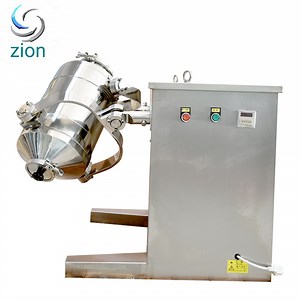 [Hot Item] Popcorn Flavoring Peanut Seasoning Mixing Candy Rolling Rotary Coating Drum Ball Snack Making Machine Powder Stirrer 3D Mixer Machine