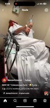 Colonoscopy farts compilation!